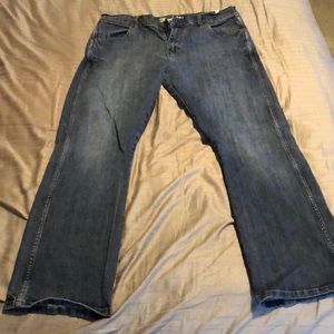 Wrangler Retro Slim Boot Blue Jean - Size 36x32